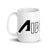 AshIV_ Black AIV New Logo Mug