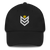ImBobby__ White B Logo Gold Crown Dad Hat