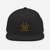 KiiNGS Crown Text Snapback Hat