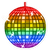 Djspree Pride Ball Sticker