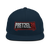 Pretzel38 Text Logo Snapback Hat