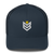ImBobby_ White B Logo Gold Crown Trucker Cap