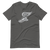 LegsMcShufflin Silver Winged Shoe Unisex T-Shirt