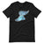 LegsMcShufflin Blue Diamond Winged Shoe Unisex t-shirt